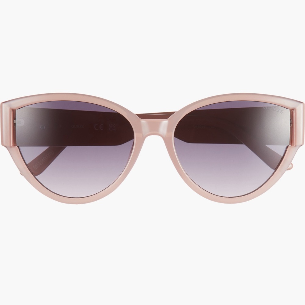 😎 NWT GUESS Pink Cat Eye Sunglasses